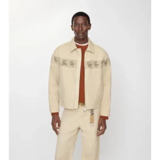 Galloping Knight Cotton Canvas Jacket