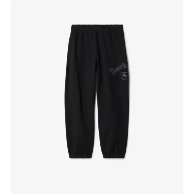 Gothic Logo Cotton Jogging Pants