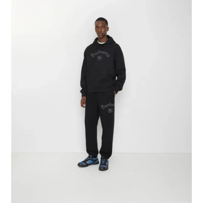Gothic Logo Cotton Jogging Pants