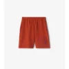 Gothic Logo Cotton Shorts