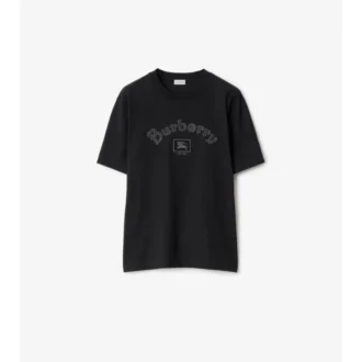 Gothic Logo Cotton T-Shirt
