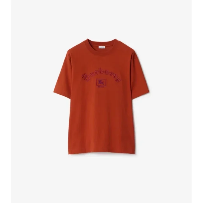 Gothic Logo Cotton T-Shirt