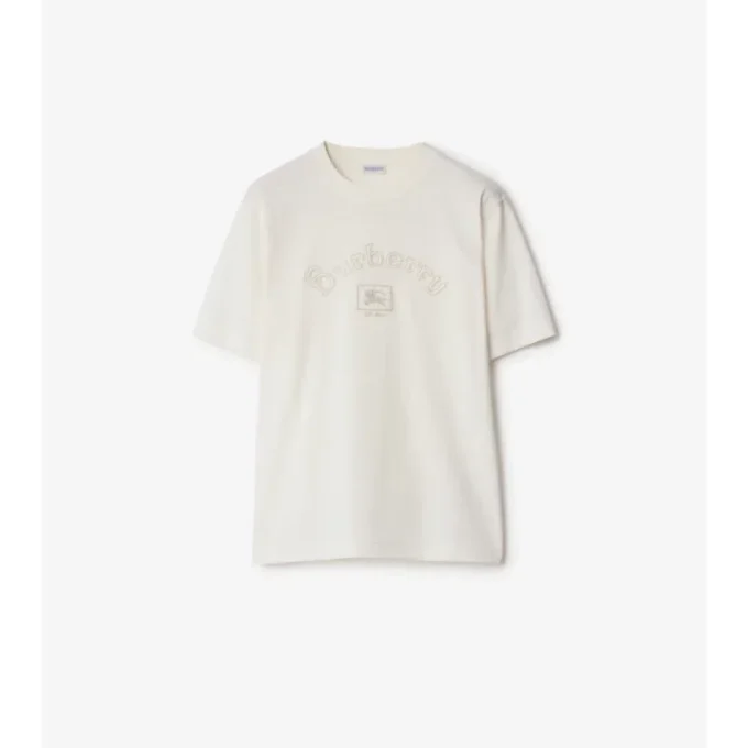 Gothic Logo Cotton T-Shirt