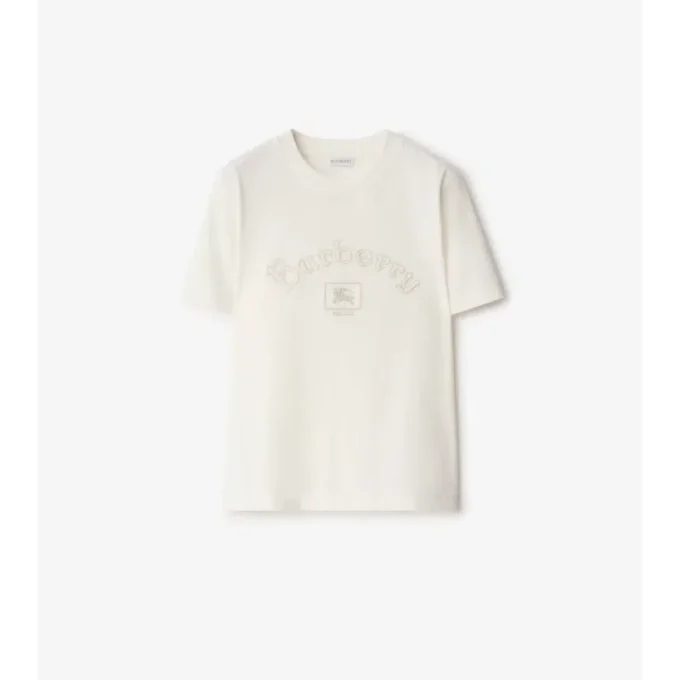 Gothic Logo Cotton T-Shirt