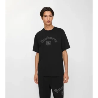 Gothic Logo Cotton T-Shirt
