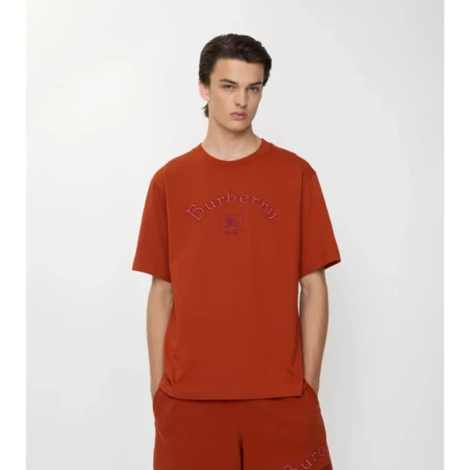 Gothic Logo Cotton T-Shirt