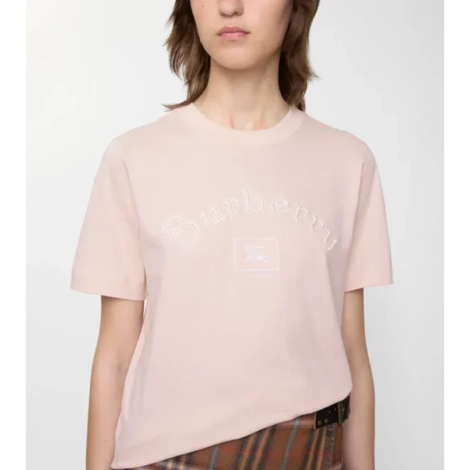 Gothic Logo Cotton T-Shirt