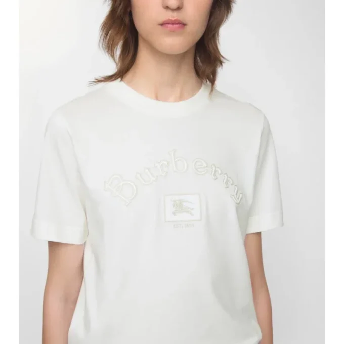 Gothic Logo Cotton T-Shirt