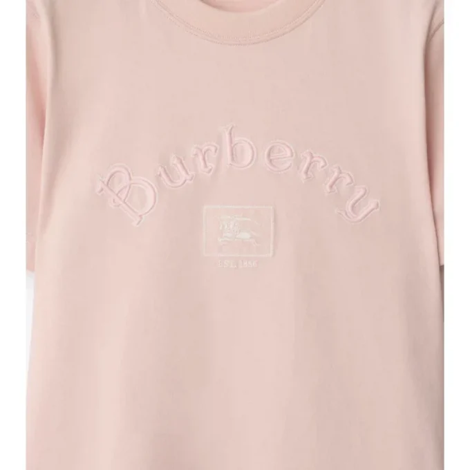 Gothic Logo Cotton T-Shirt