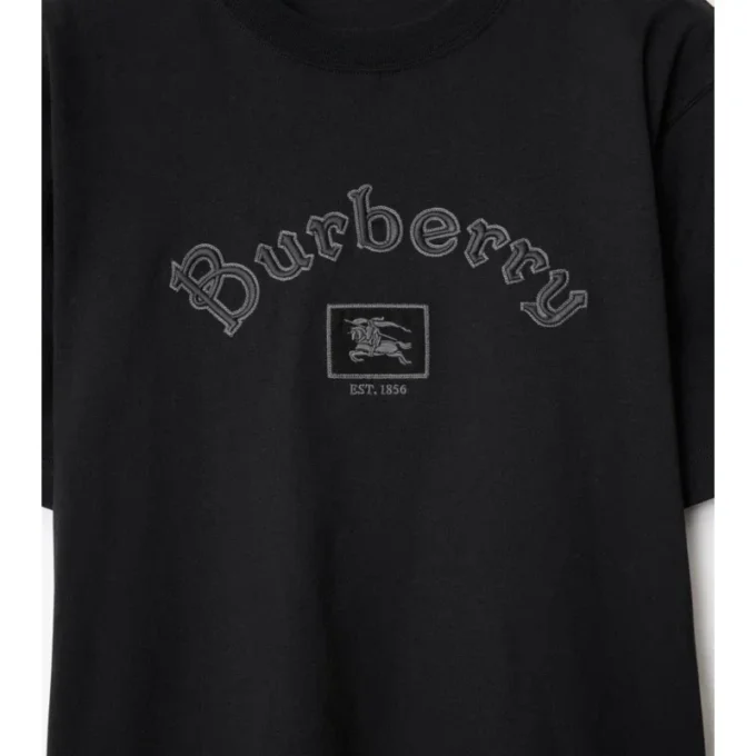 Gothic Logo Cotton T-Shirt