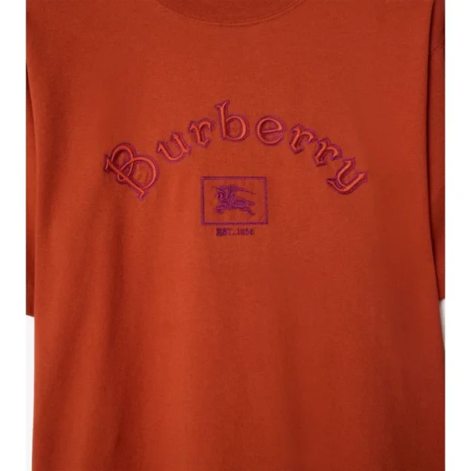 Gothic Logo Cotton T-Shirt