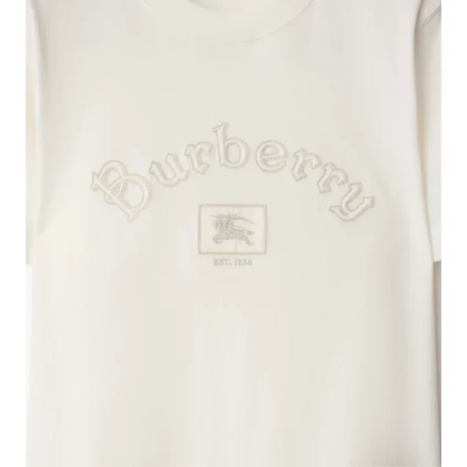 Gothic Logo Cotton T-Shirt