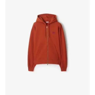 Gothic Logo Cotton Zip Hoodie