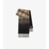 Gradient Check Cashmere Scarf