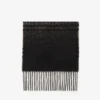 Gradient Check Cashmere Scarf