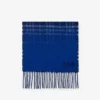 Gradient Check Cashmere Scarf