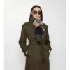 Gradient Check Cashmere Scarf