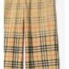 Gradient Check Cotton Jogging Pants