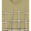 Gradient Check Cotton T-Shirt