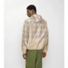 Gradient Check Hooded Jacket