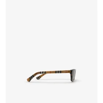Gradient Check Rectangular Sunglasses