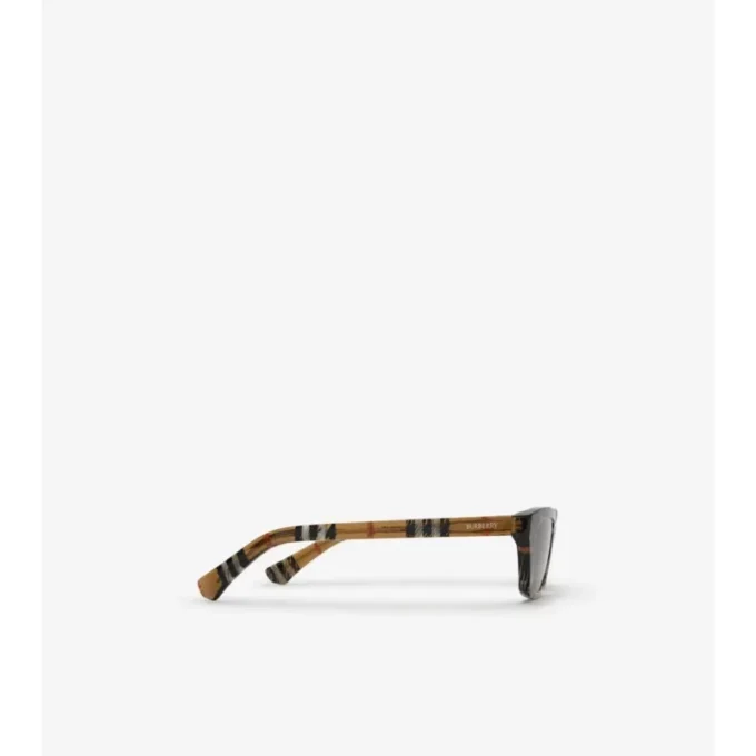 Gradient Check Rectangular Sunglasses