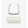 Gradient Check Rectangular Sunglasses