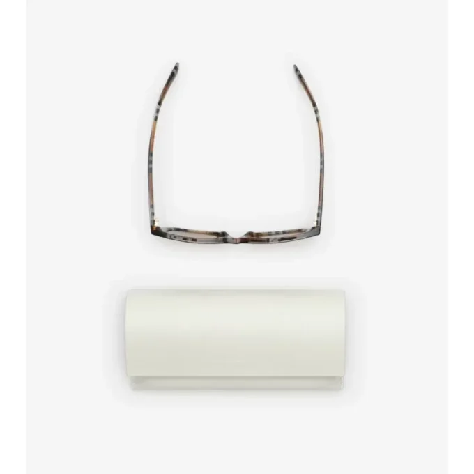 Gradient Check Rectangular Sunglasses