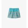 Gradient Check Swim Shorts