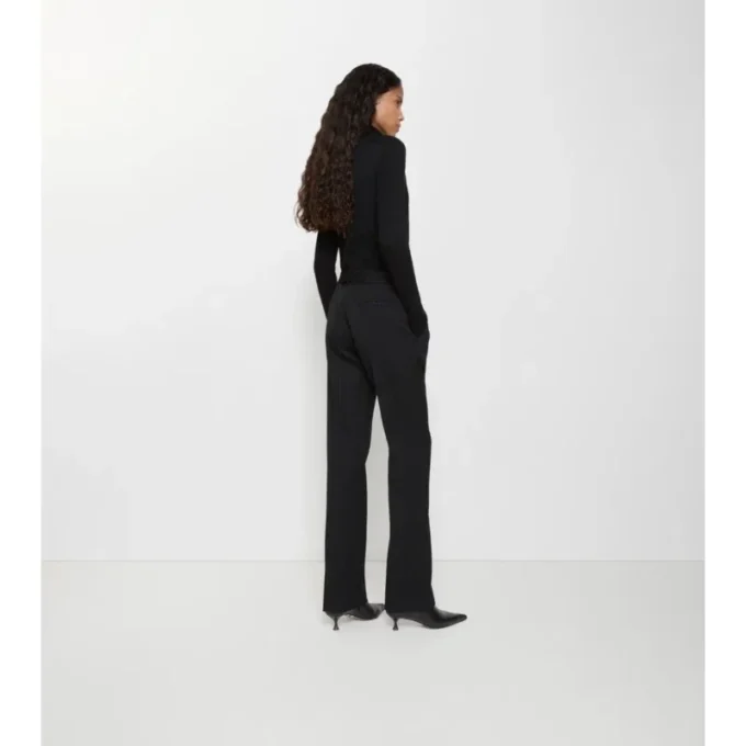 Grain De Poudre Wool Tailored Trousers
