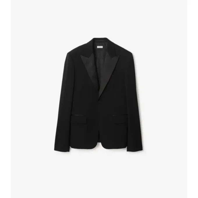 Grain De Poudre Wool Tuxedo Jacket