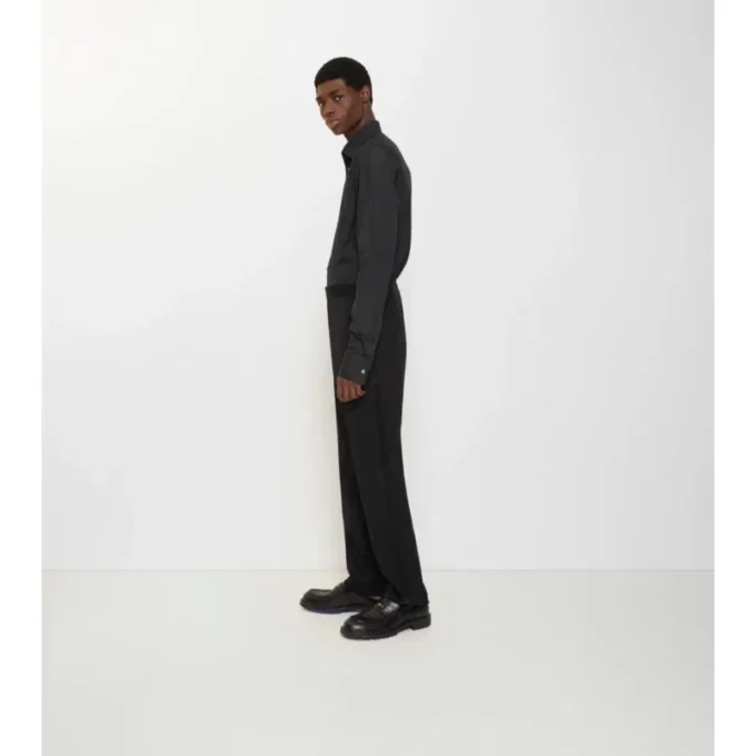 Grain De Poudre Wool Tuxedo Trousers