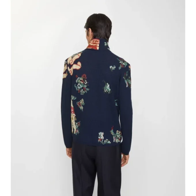 Heraldic Knight Wool Sweater