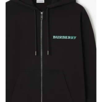 Heritage Logo Cotton Zip Hoodie