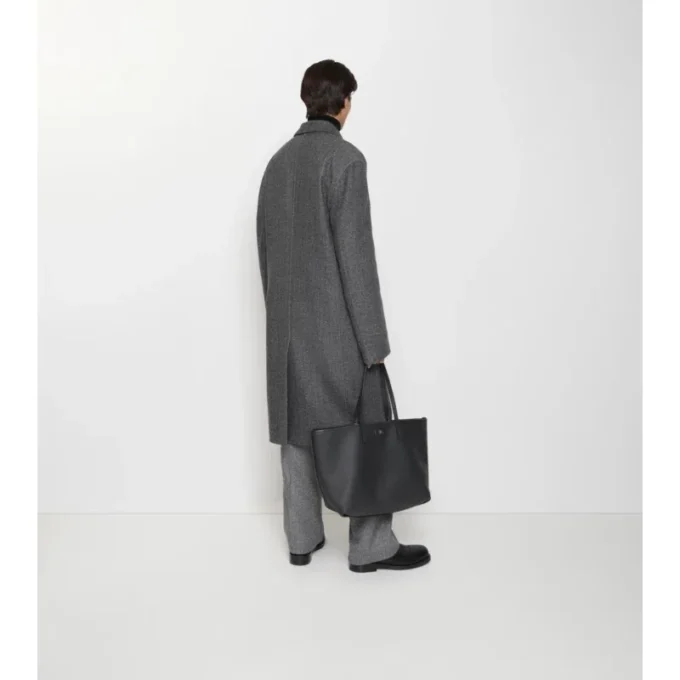 Herringbone Wool Tailored Coat