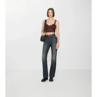 High-Rise Bootcut Jeans