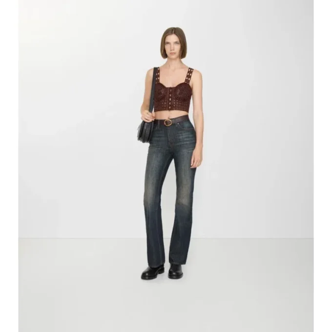 High-Rise Bootcut Jeans
