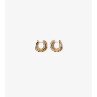 Hollow Pava Hoop Earrings