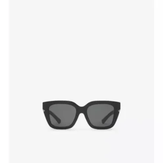 Inlaid Check Square Sunglasses