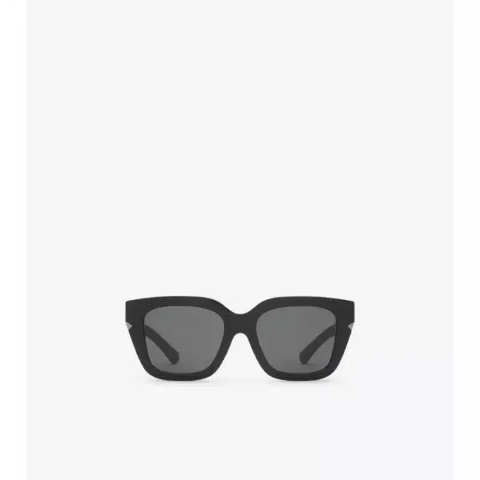 Inlaid Check Square Sunglasses