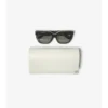 Inlaid Check Square Sunglasses