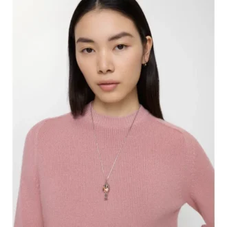 Knight Heart Charm Necklace 