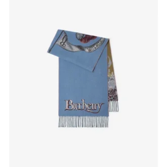 Knight Portrait Cashmere Scarf