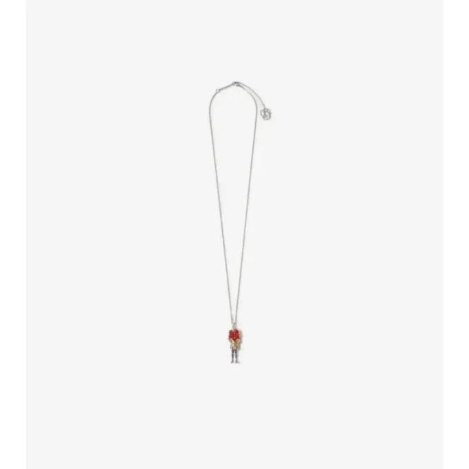 Knight Rose Charm Necklace 
