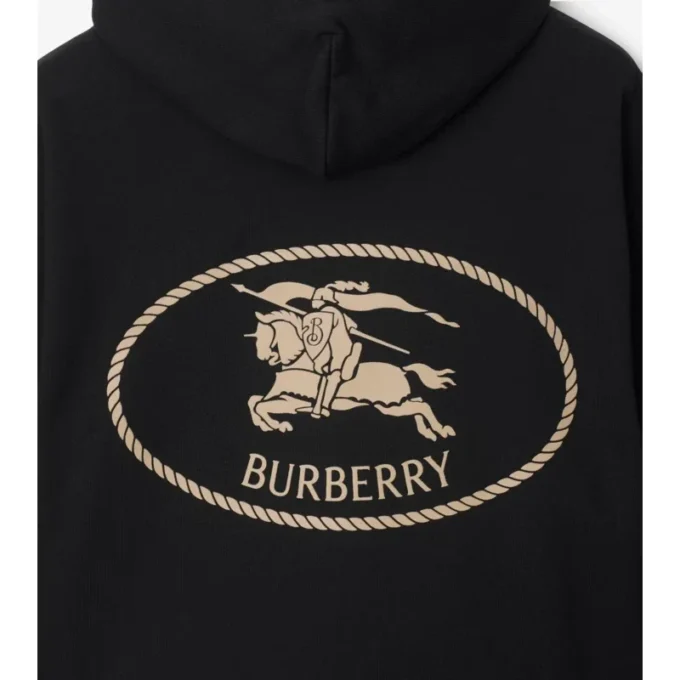 Knight Stamp Cotton Hoodie