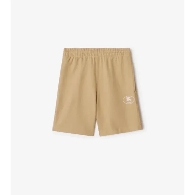 Knight Stamp Cotton Shorts