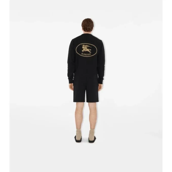 Knight Stamp Cotton Sweatshirt