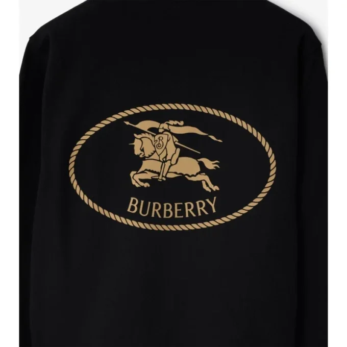 Knight Stamp Cotton Sweatshirt
