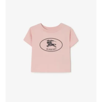 Knight Stamp Cotton T-Shirt