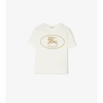Knight Stamp Cotton T-Shirt